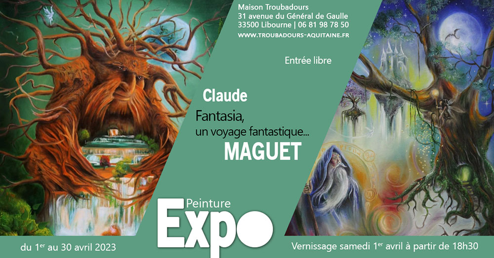 Lire la suite à propos de l’article Vernissage exposition peinture de Claude Maguet « Fantasia »