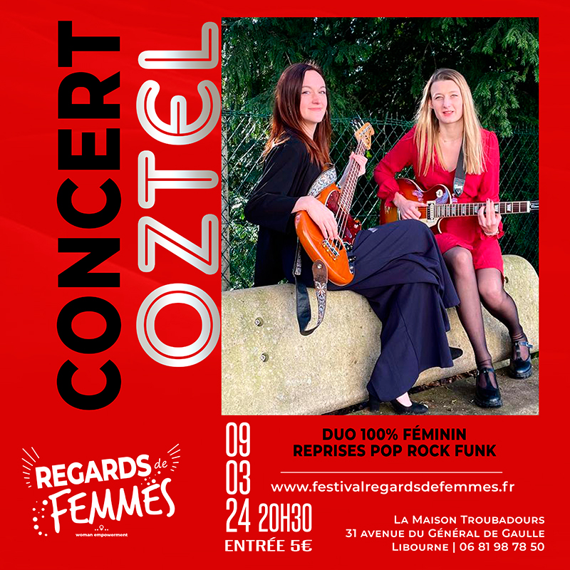 Lire la suite à propos de l’article Concert OZTEL 100% féminin – Festival Regards de Femmes